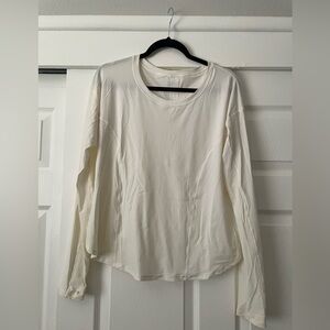 lululemon Lightweight White Long Sleeve Size 8.